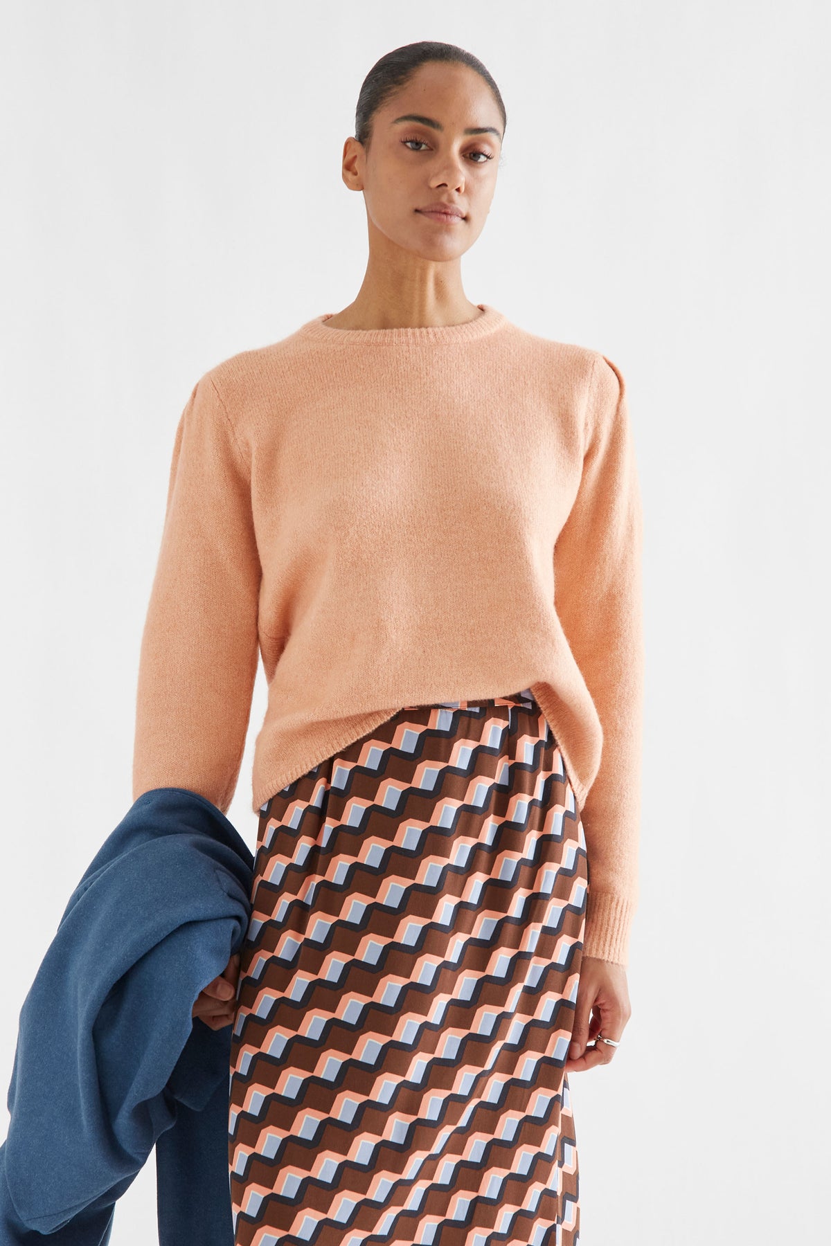 Crew Neck Sweater - Pink