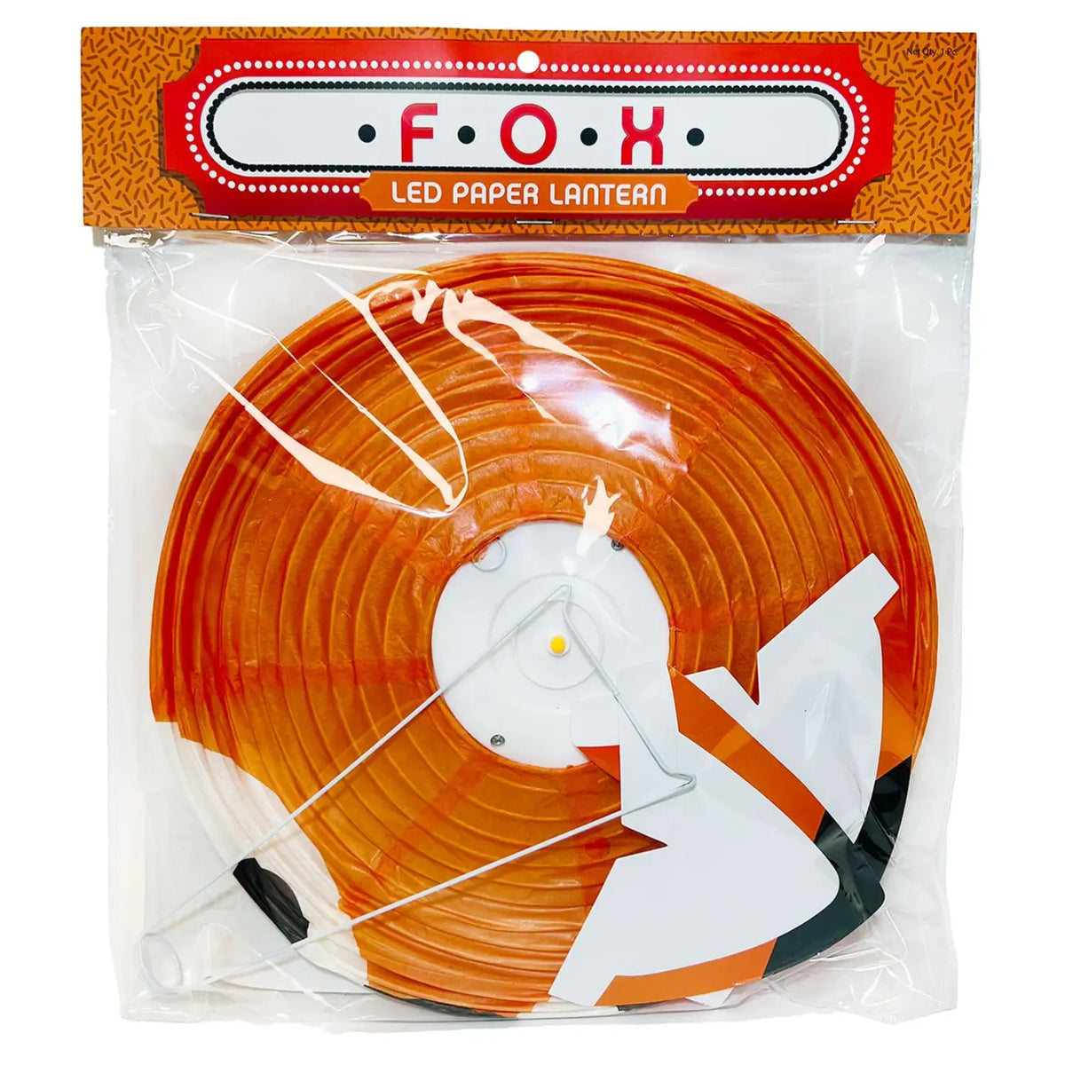 Paper Led Lantern - Fox