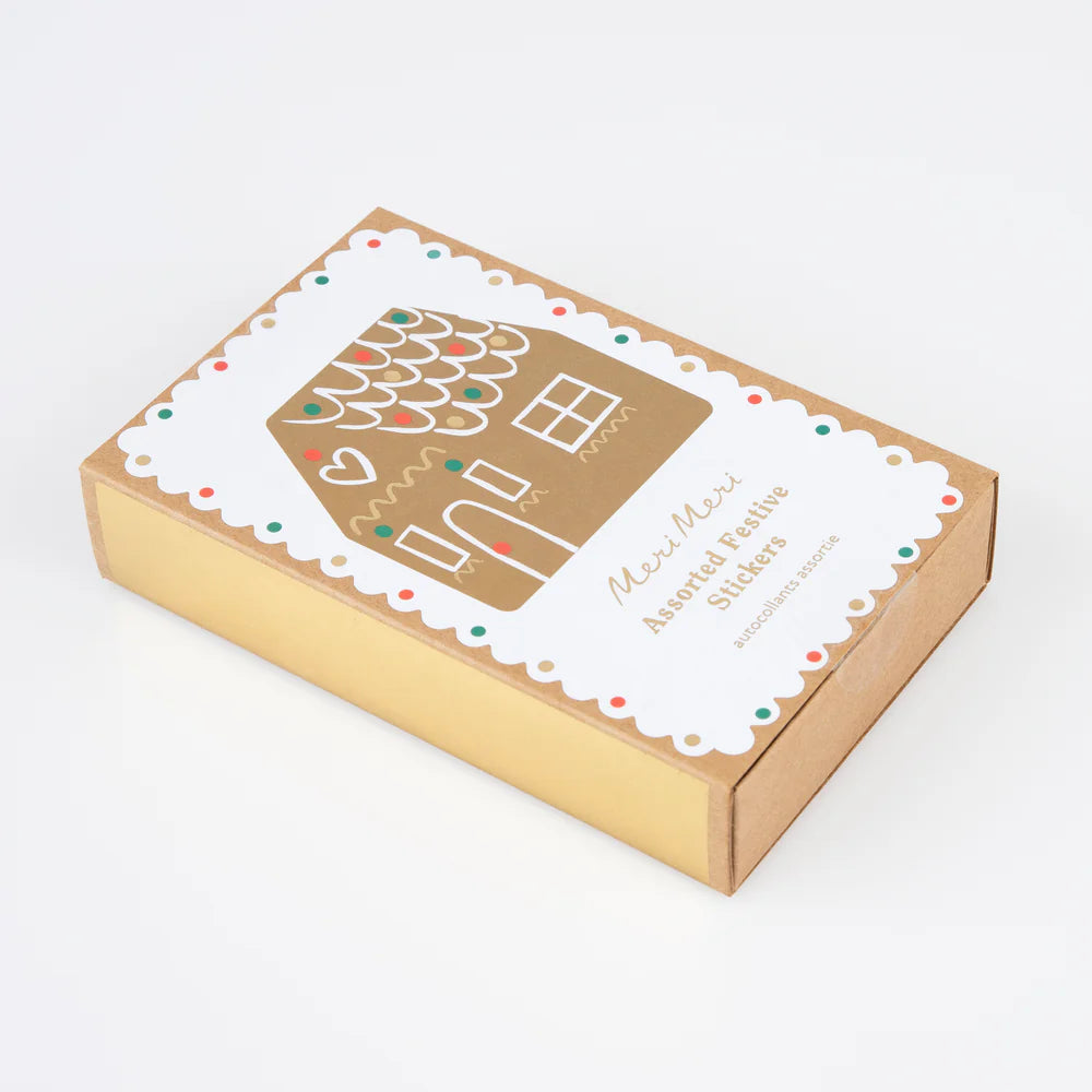 Gingerbread stickers (x50 sheets)