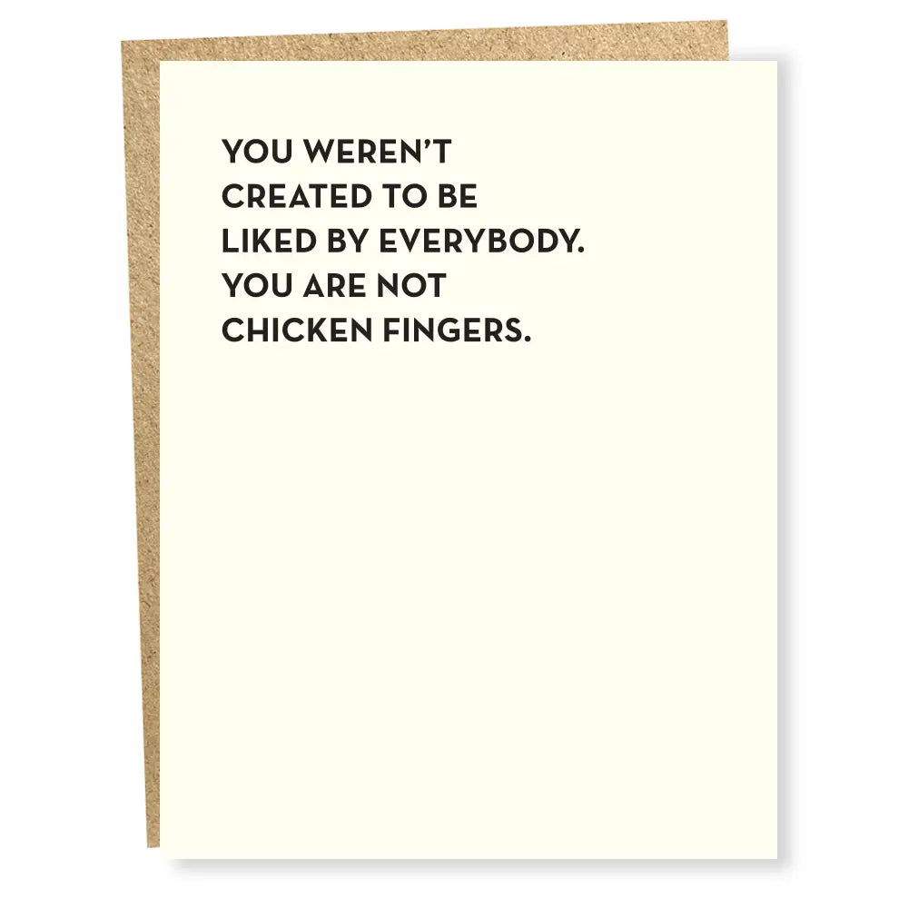 Chicken Fingers Card