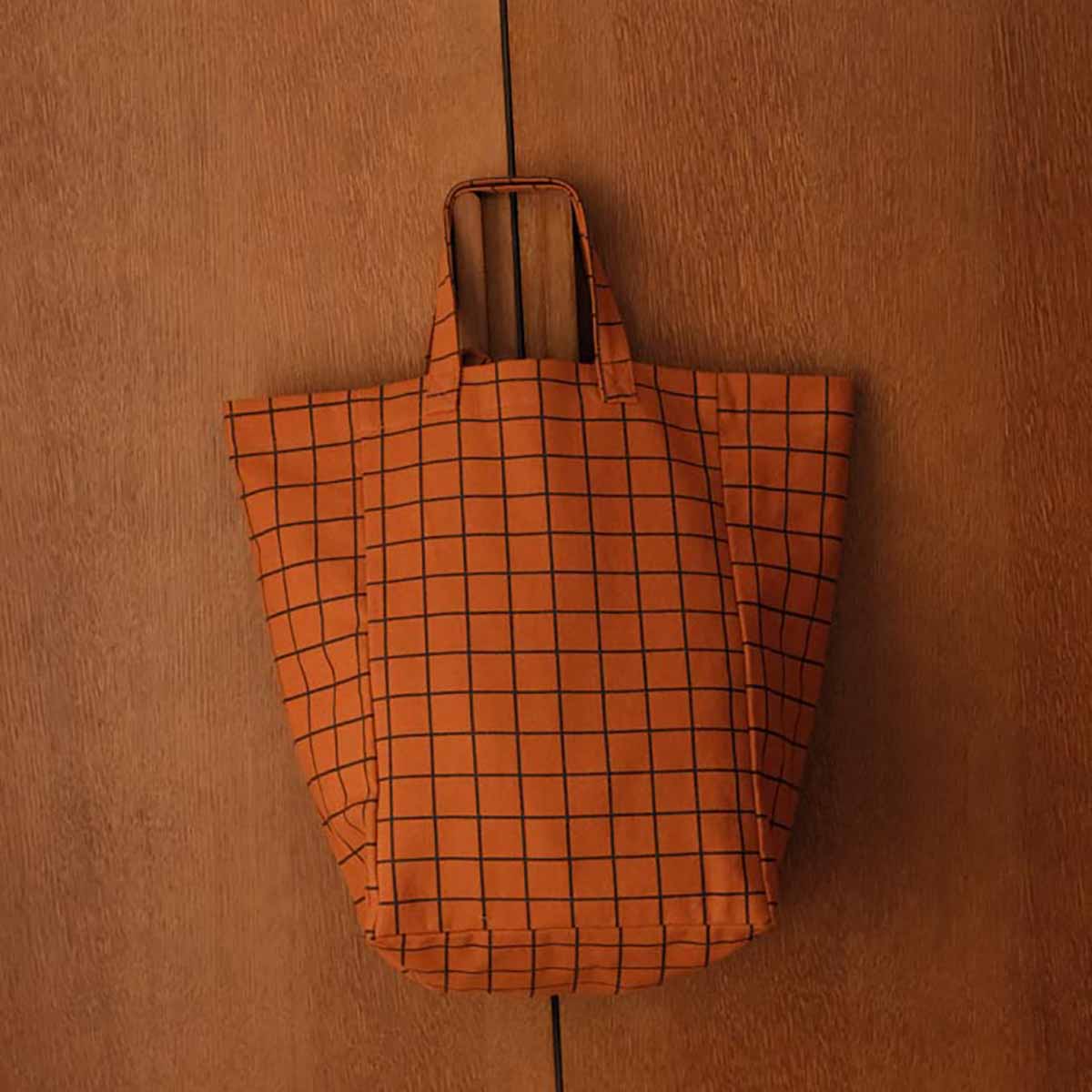 Elisabeth Tote Bag - Check Ginger