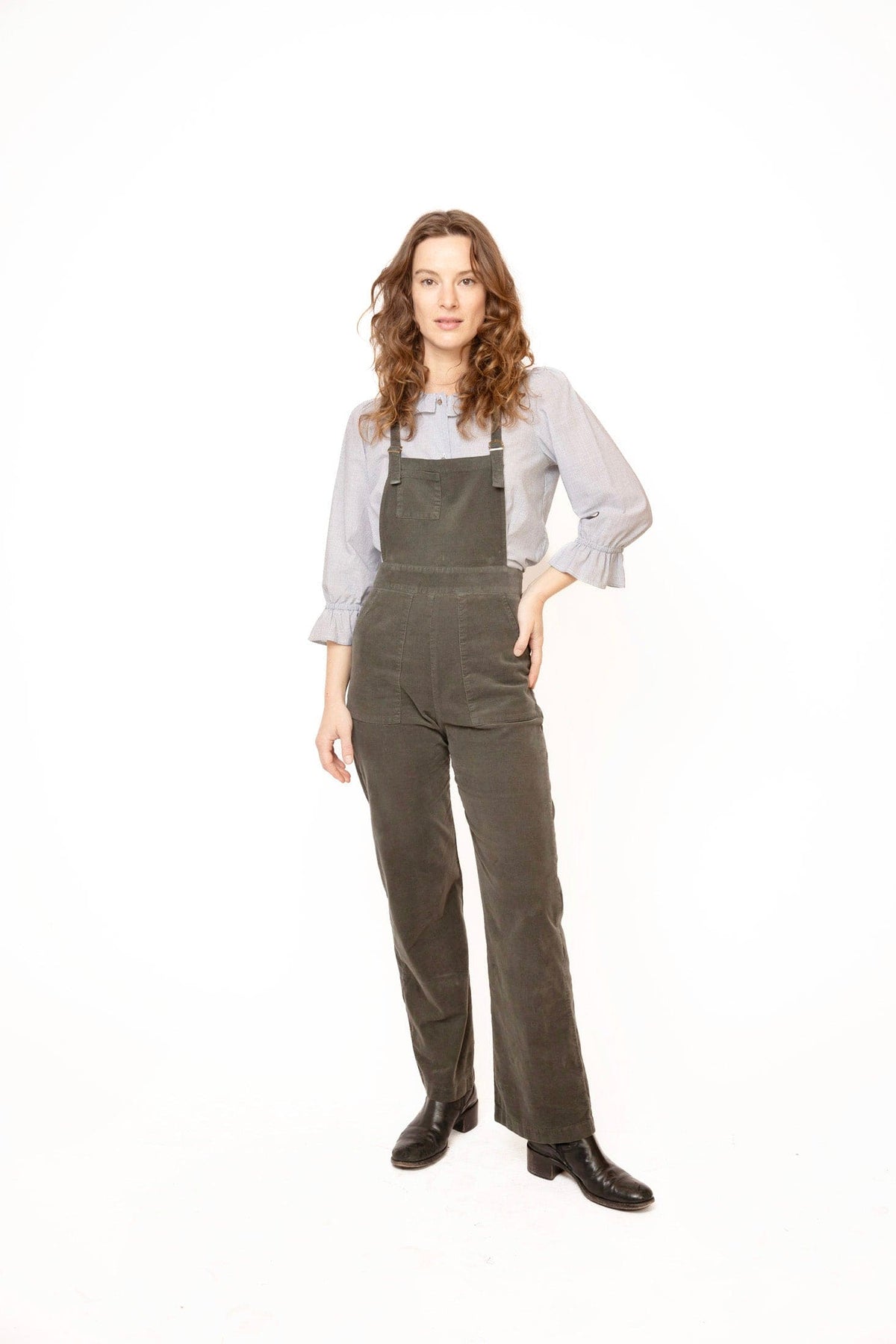 Cord Overalls - Billiard