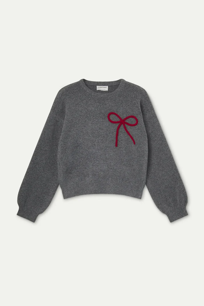 Red Bow Sweater