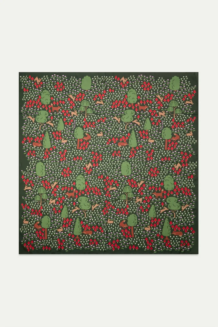 Volpe Print Scarf