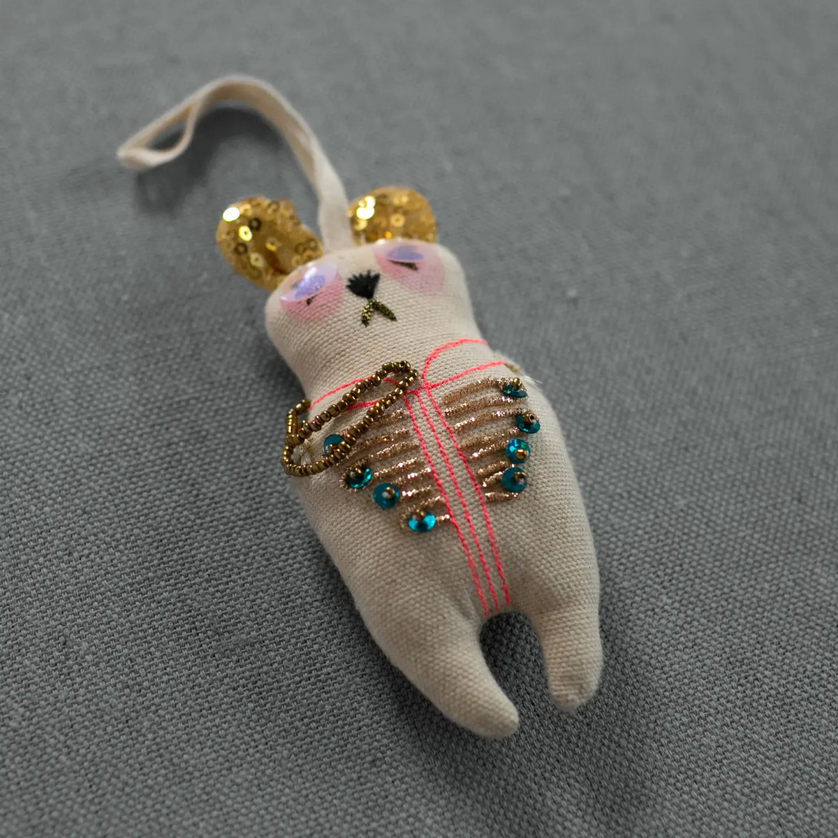 Sargent Pepper Bear - Cotton Ornament