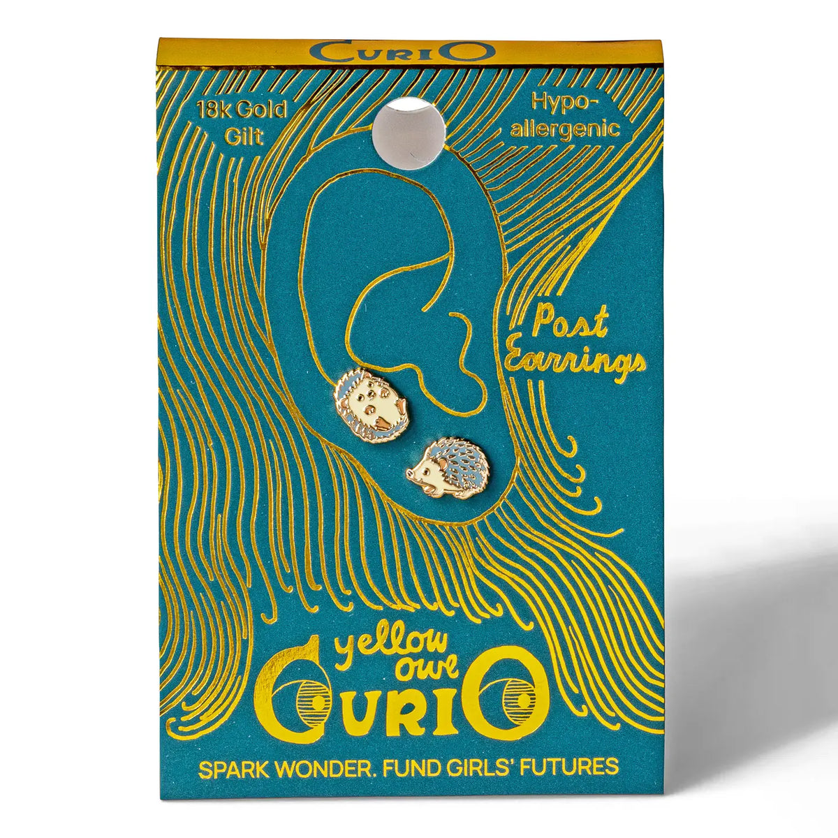 Curio Hedgehogs Earrings