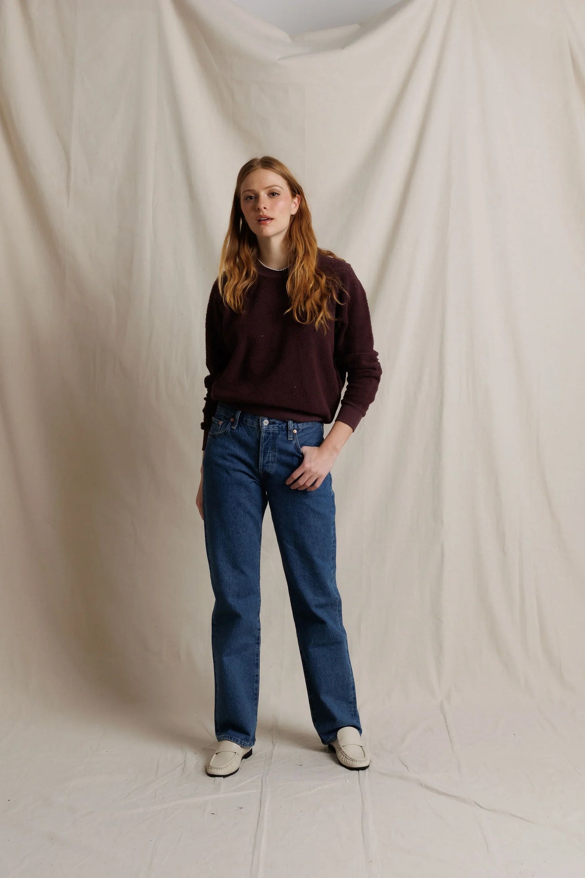 Ziggy Sweatshirt - Cherry Lacquer
