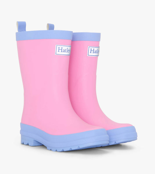 Fuchsia Matte Rain Boots