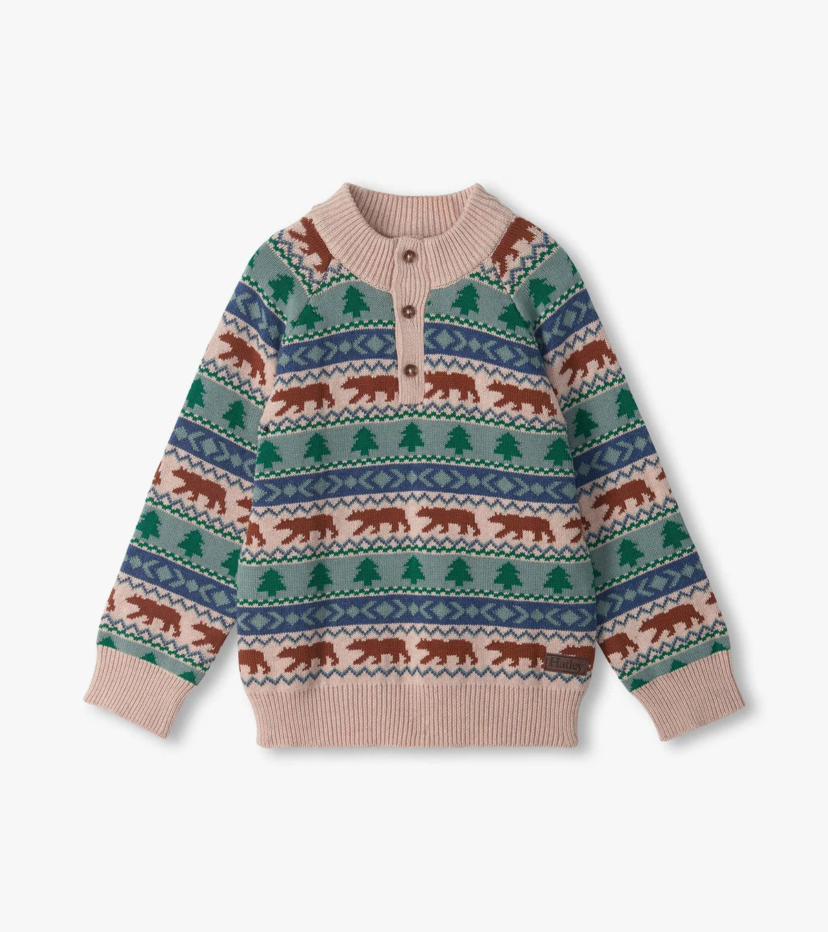 Big Bear Fair Isle Mock Neck Sweater