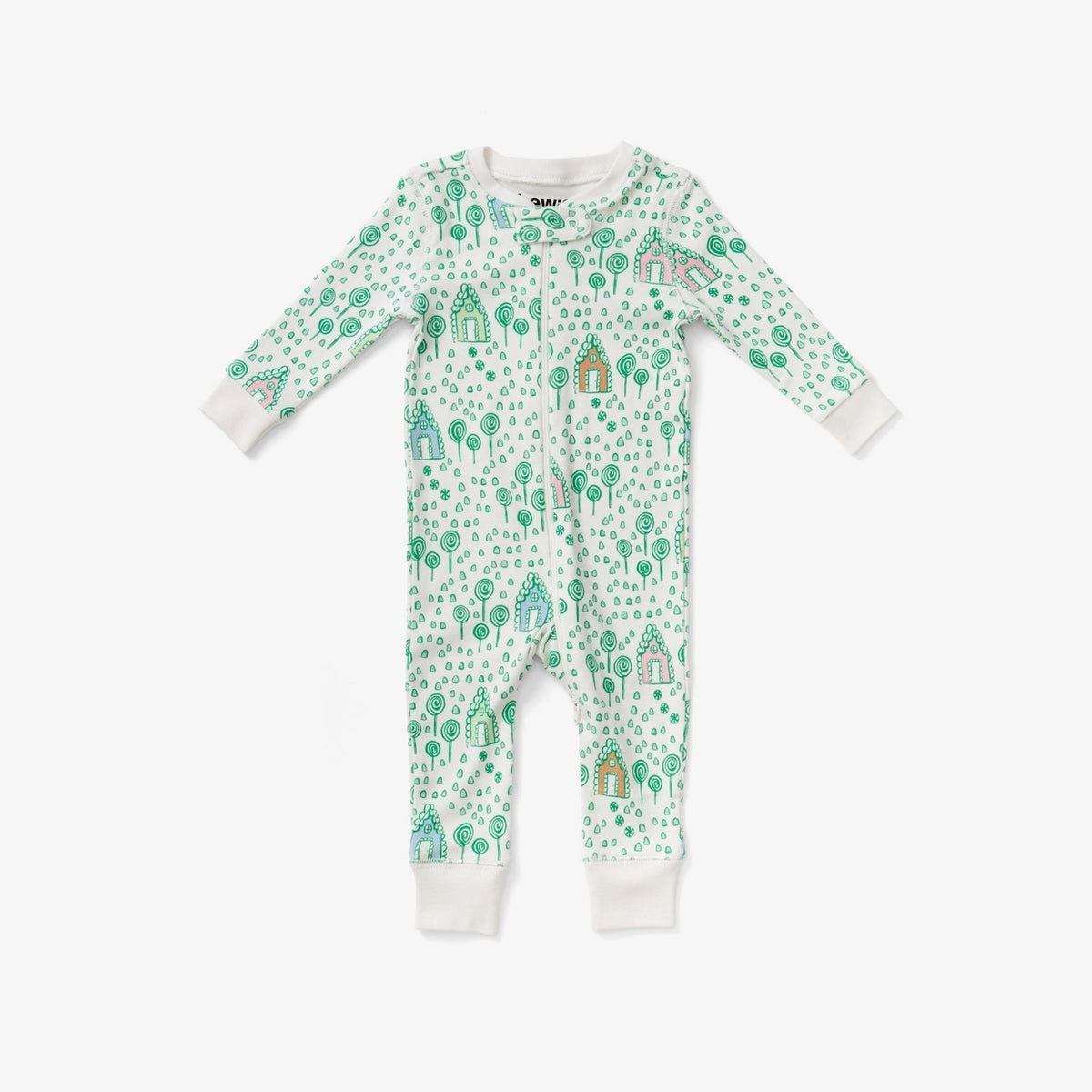 Zip Sleeper - Gingerbread Emerald