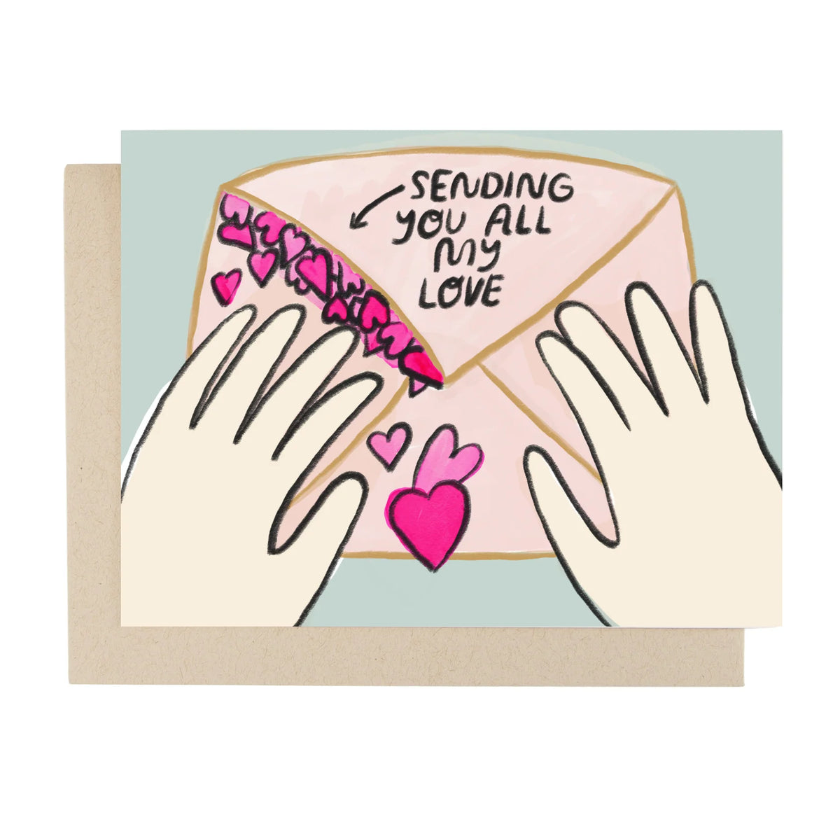 Sending My Love card