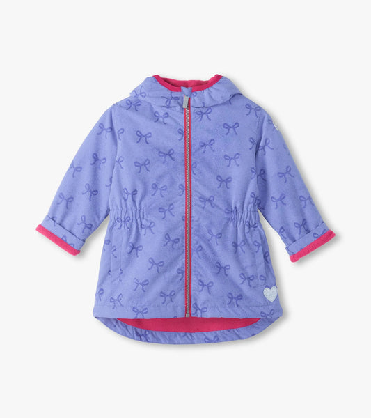 Purple Bows Color Changing Raincoat