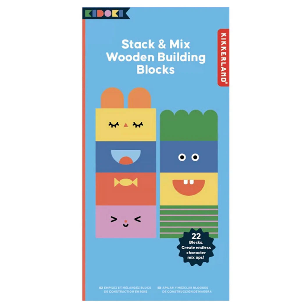 Stack & Mix Wooden Building Blocks