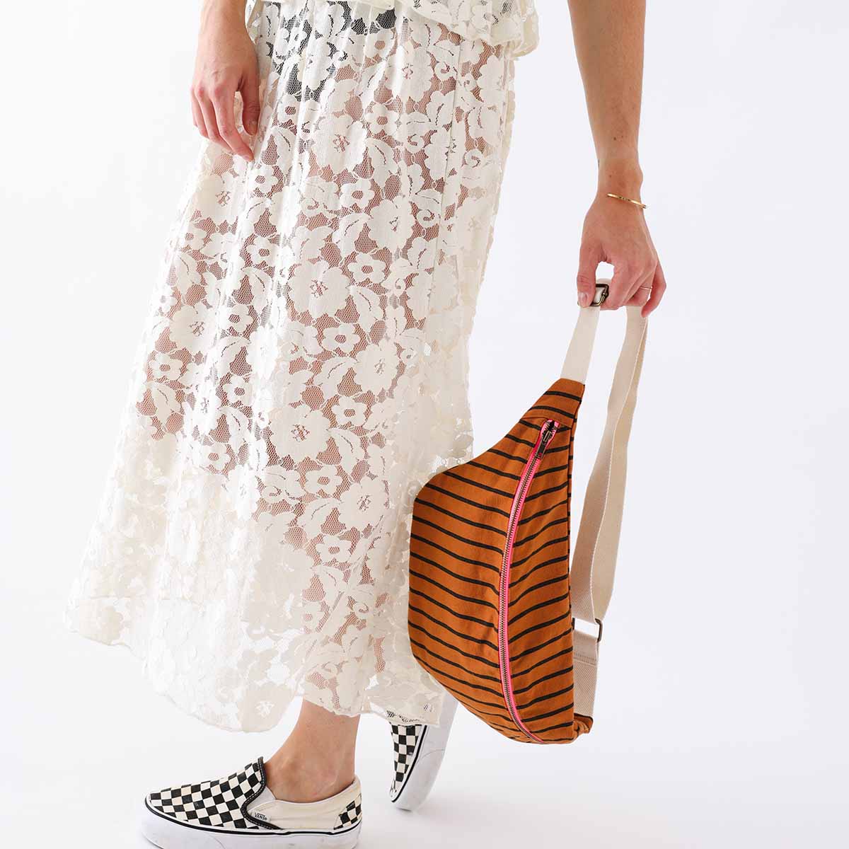 Women’s Bum Bag Stripes - Tennis/Ginger