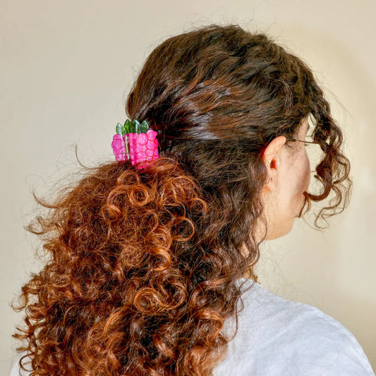 Mini Raspberry Hair Claw Clip