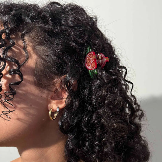 Mini Pomegranate Hair Claw Clip