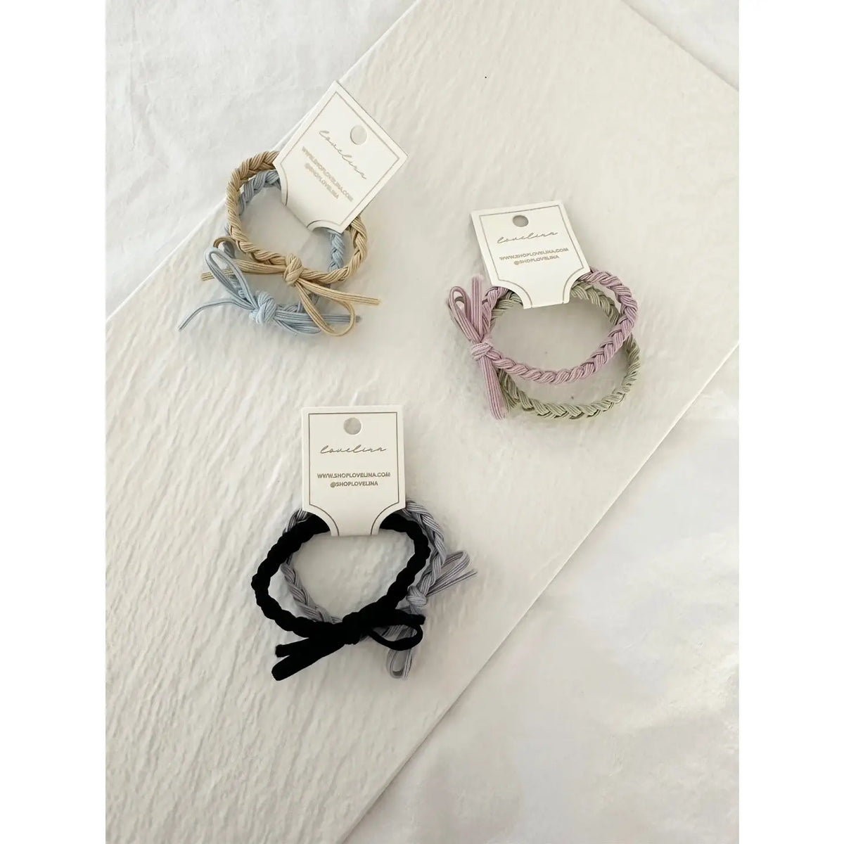 Assorted Hairties 2PC Set - Several Colors