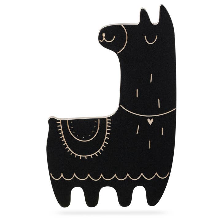 Llama Shaped Chalk Board / with Chalk