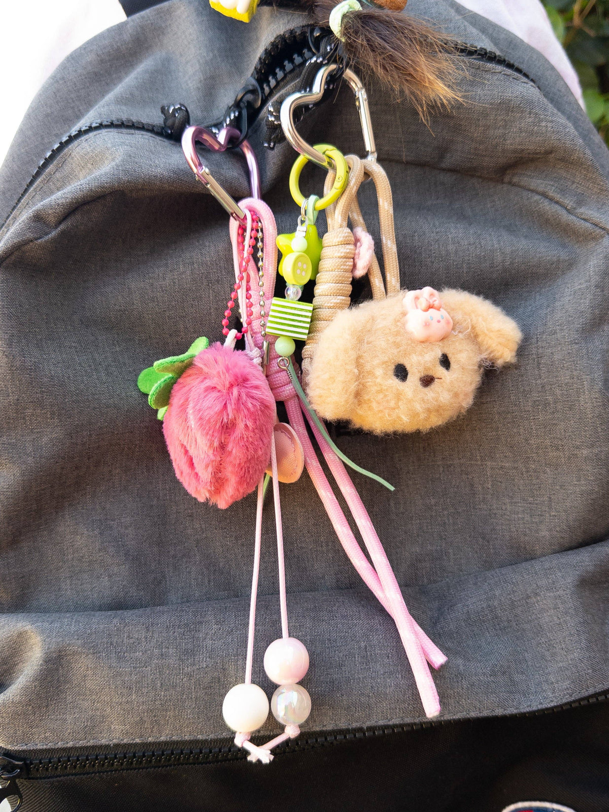Plushie Dog Backpack/Bag Charm