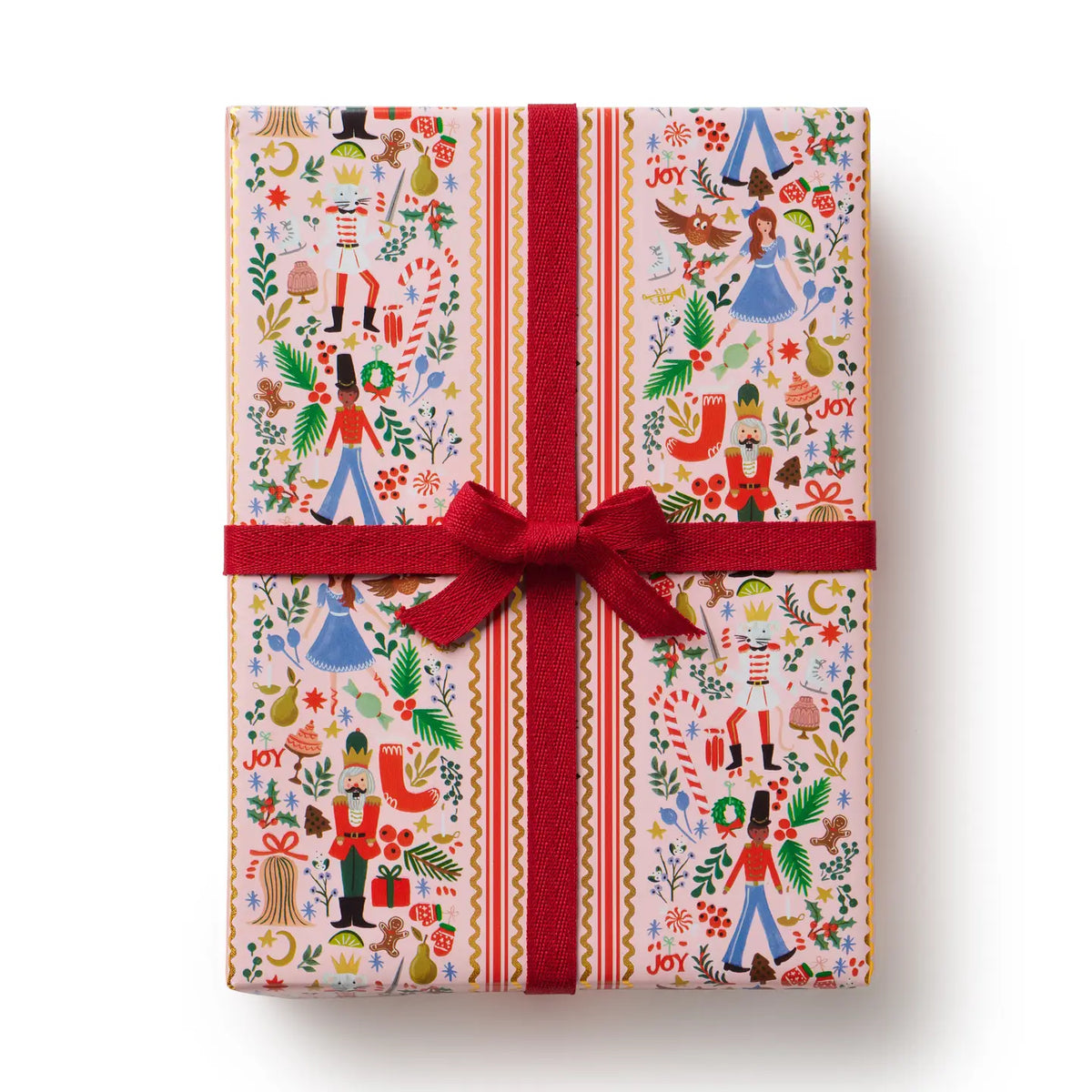 Holly Jolly Nutcracker Continuous Wrapping Roll