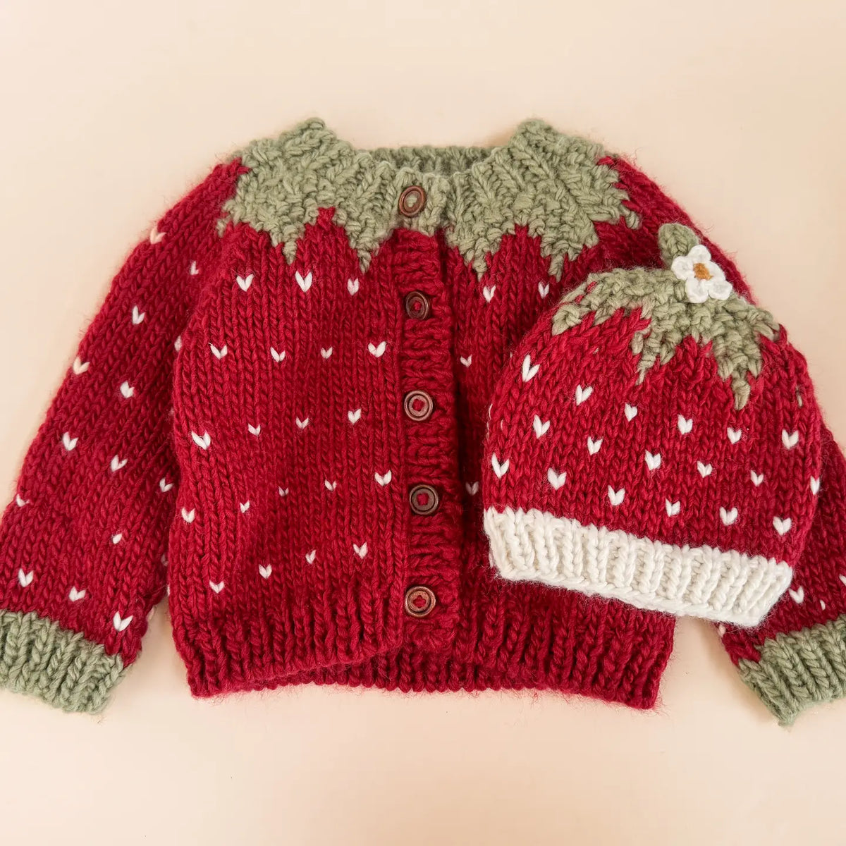Strawberry Cardigan