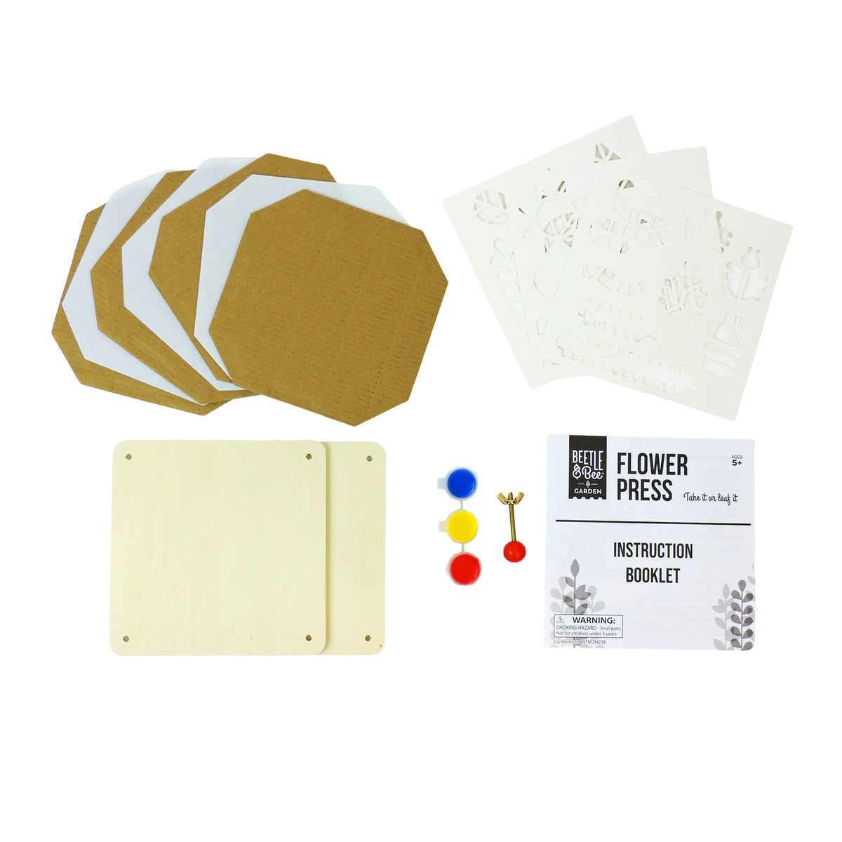 Beetle & Bee Garden Paint A Flower Press