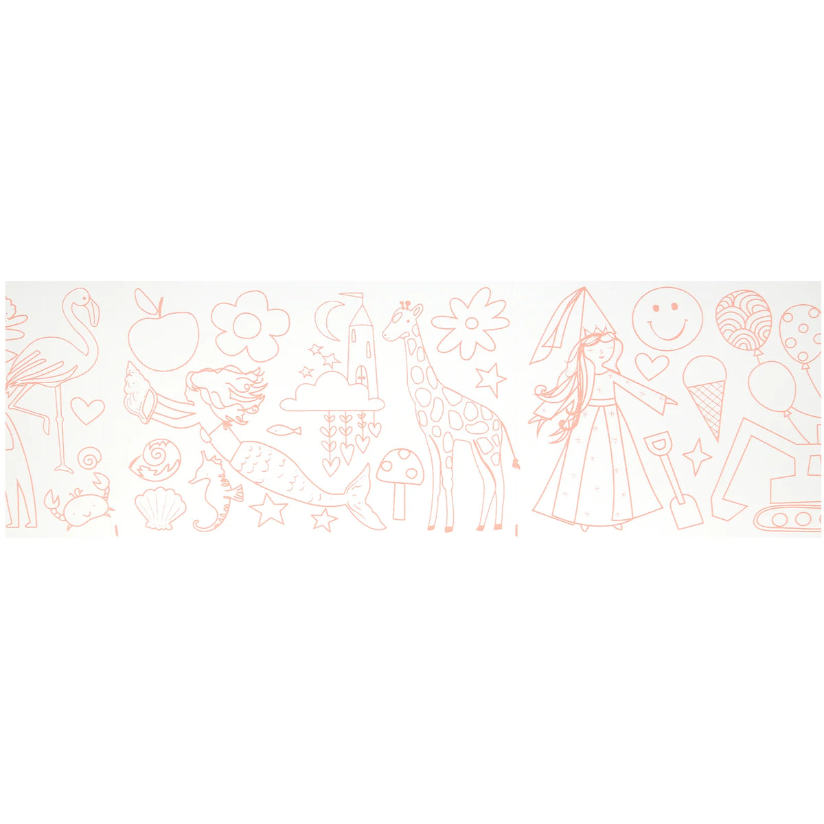 Happy Icons Coloring Roll