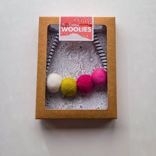 Woolie Ball Necklace (two colors)