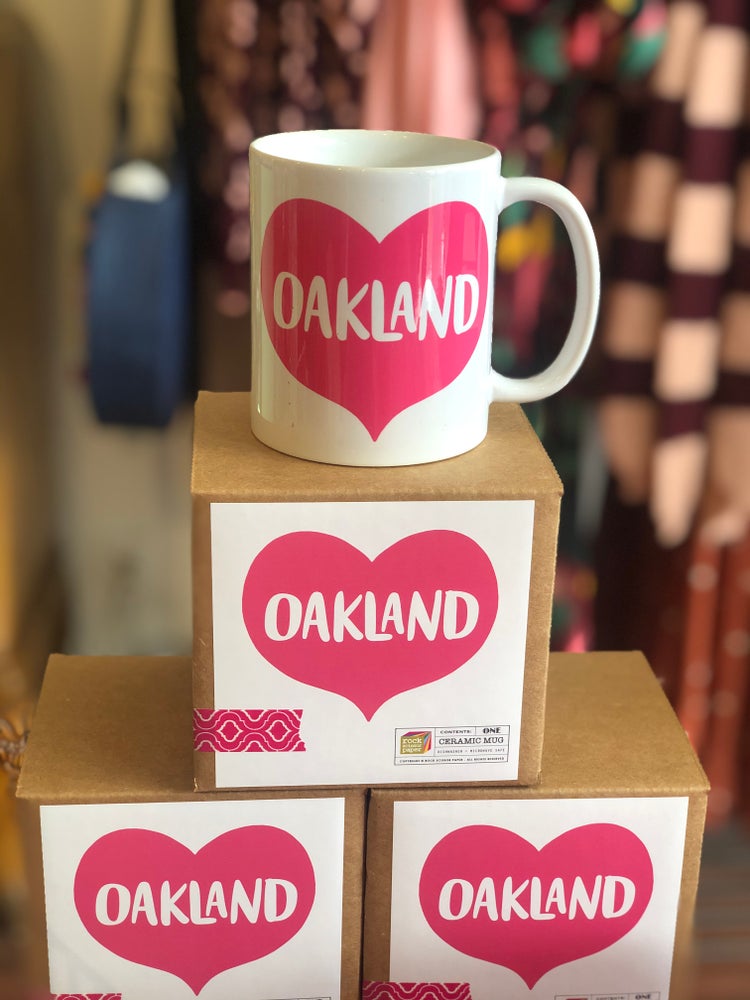 Oakland Heart Ceramic Mug