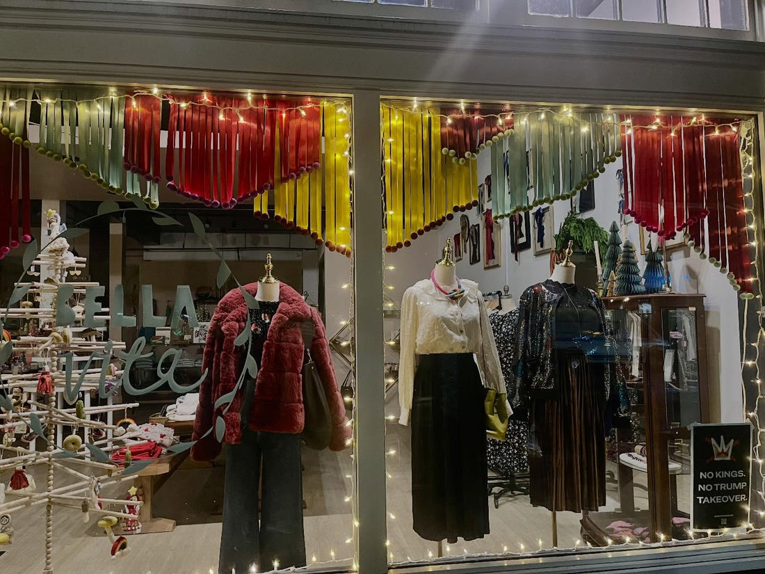 Bella Vita women's clothing store on Greenwood Avenue in Seattle's Phinney Ridge neighborhood