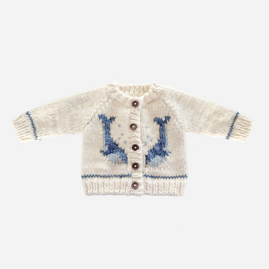 Whale Nautical Cardigan