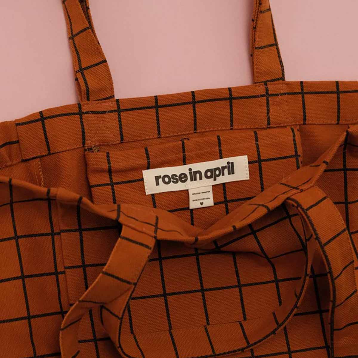 Elisabeth Tote Bag - Check Ginger