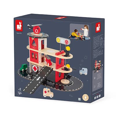 Bolid | Fire Station | 5 Vehicles Included | Imagination