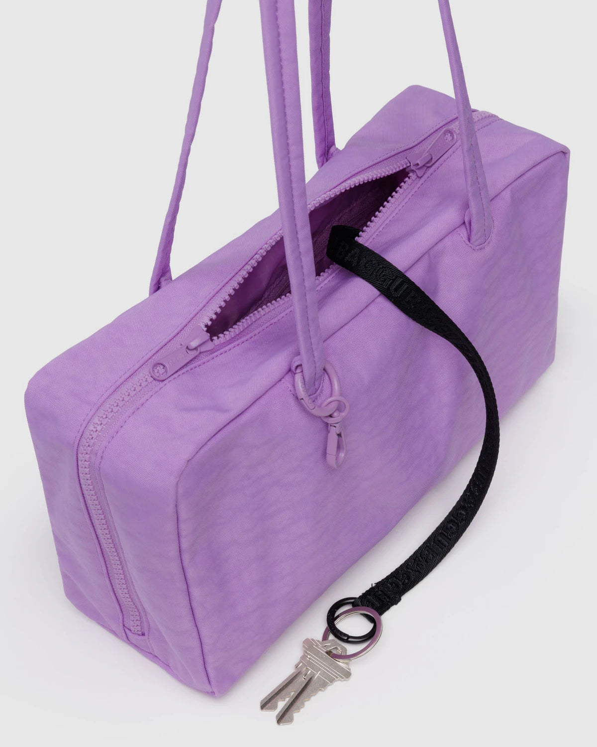 Nylon Bowler Bag - Rose
