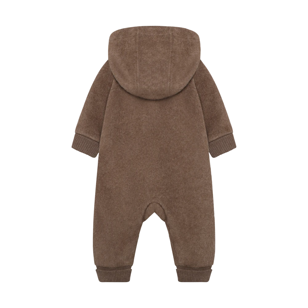Minymo Infant Fleece Suit - Brown