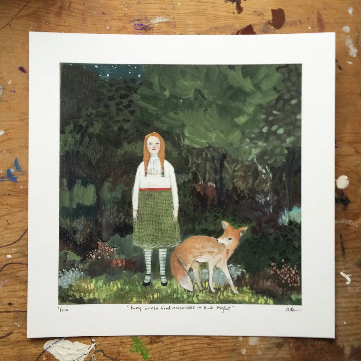 They Would Find Answers in the Night - Fine Art Print