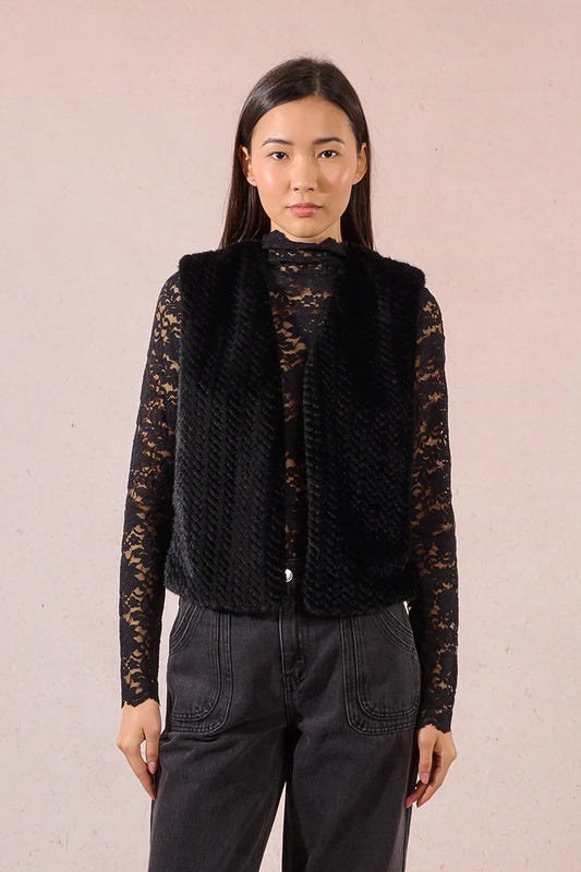 Faux Fur Vest