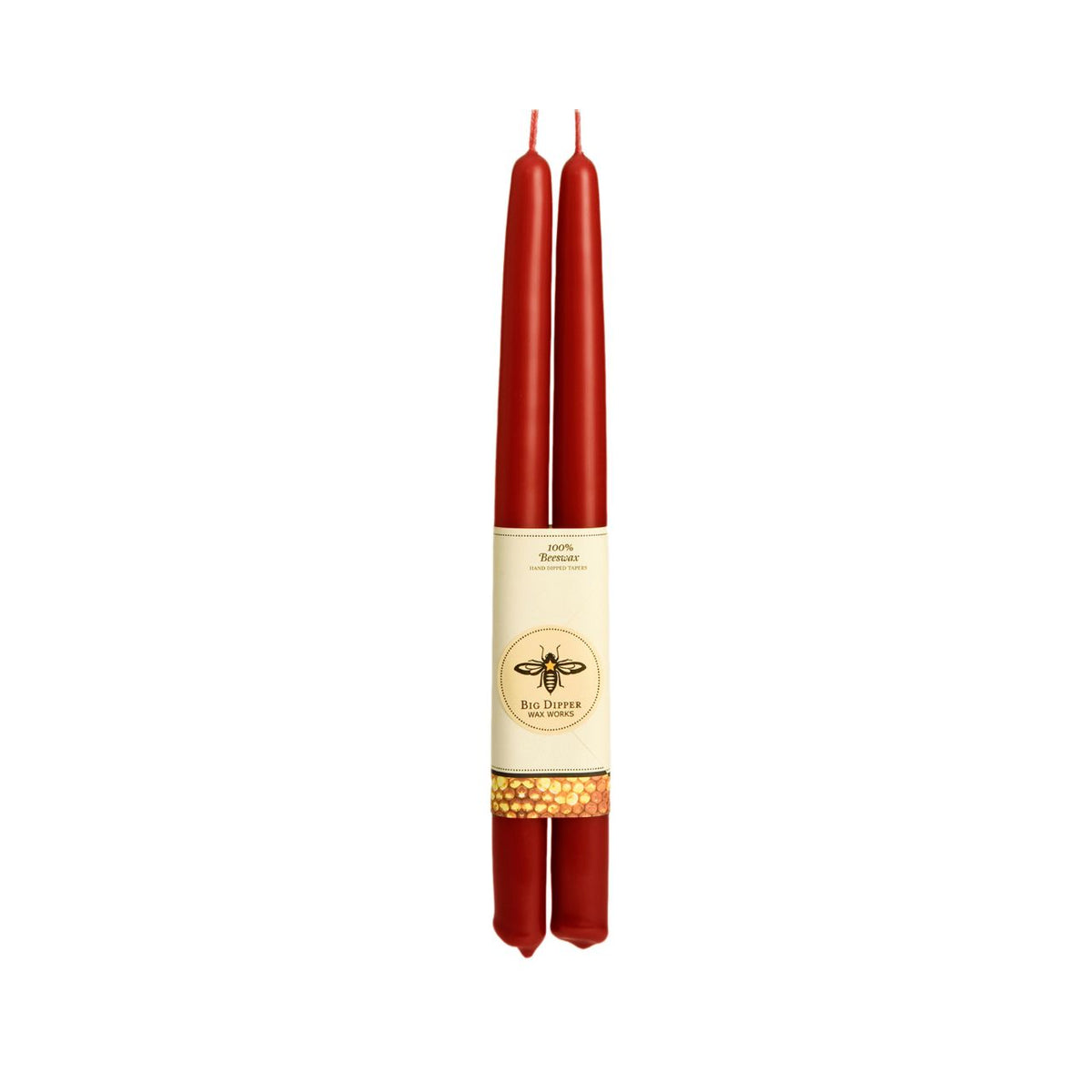 100% Pure Beeswax Tapers - Several Colors