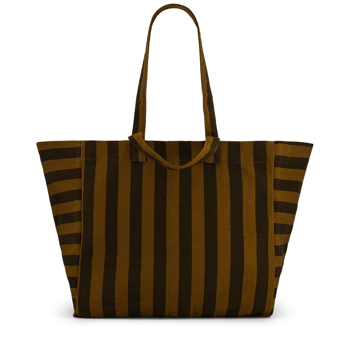 Elisa Tote Bag - Stripes Cumin/Black