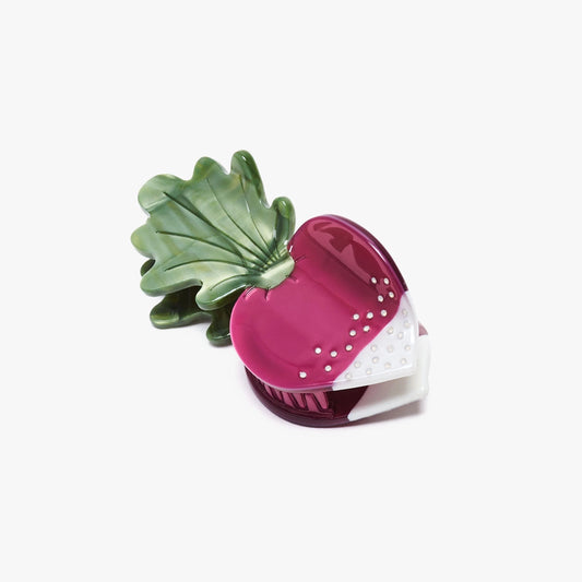 French Radish Claw - Rhinestone Detail Vegetable Gardenclip