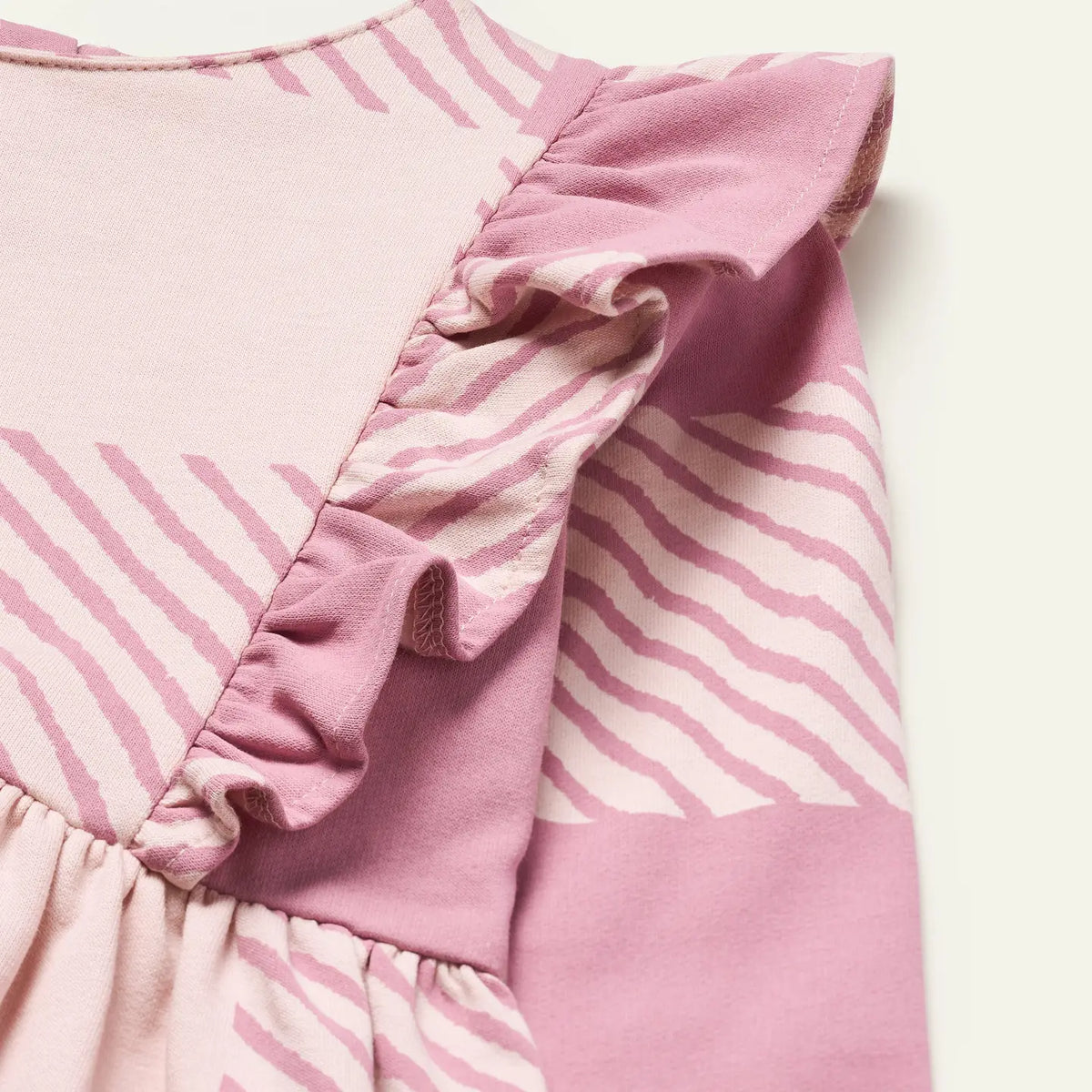 Recycled Cotton Buffalo Check Ruffledress