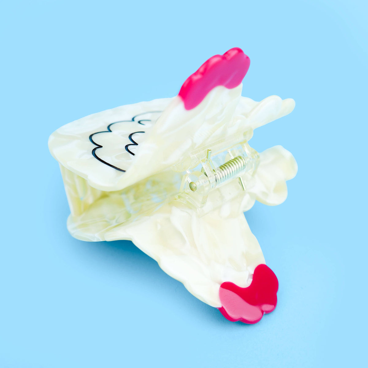 Chicken Butt, Hair Claw, Guess What, Funny, Cute, Hair Clip