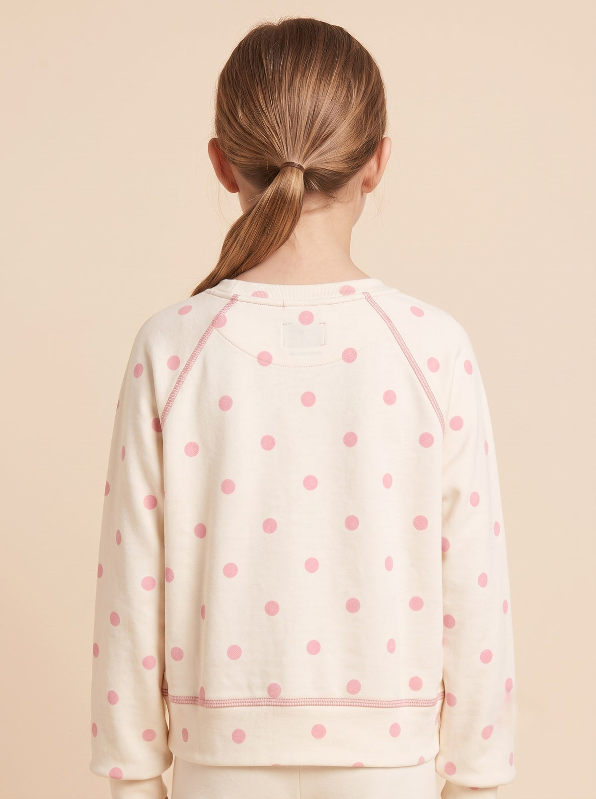 Girls Polka Dot Long Sleeve Top