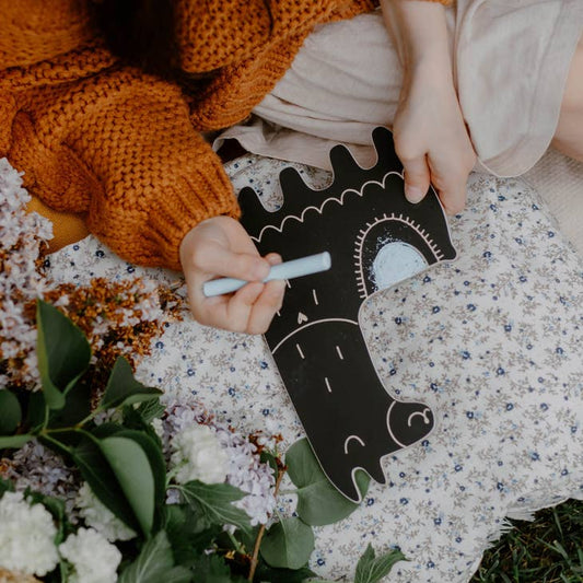 Llama Shaped Chalk Board / with Chalk