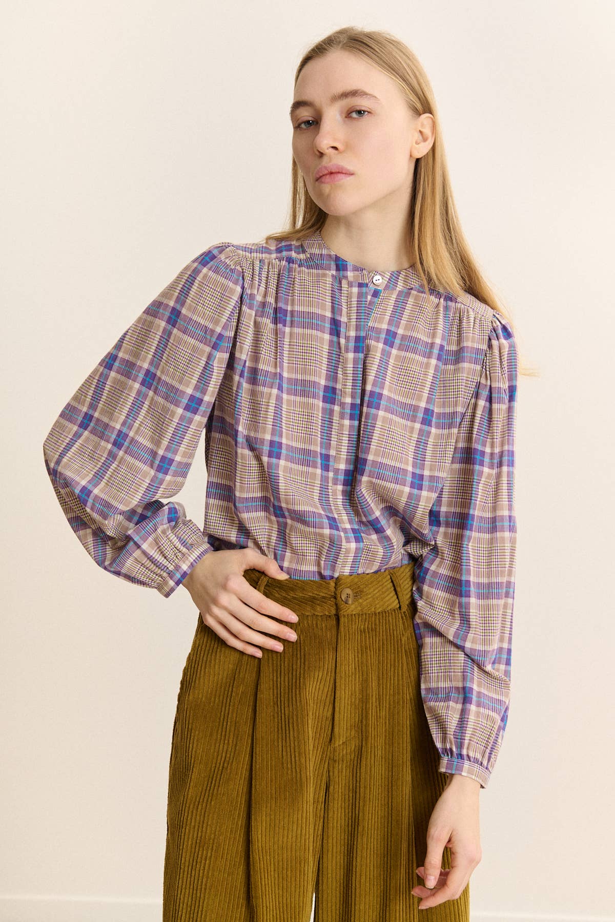 Checked Ketty Blouse