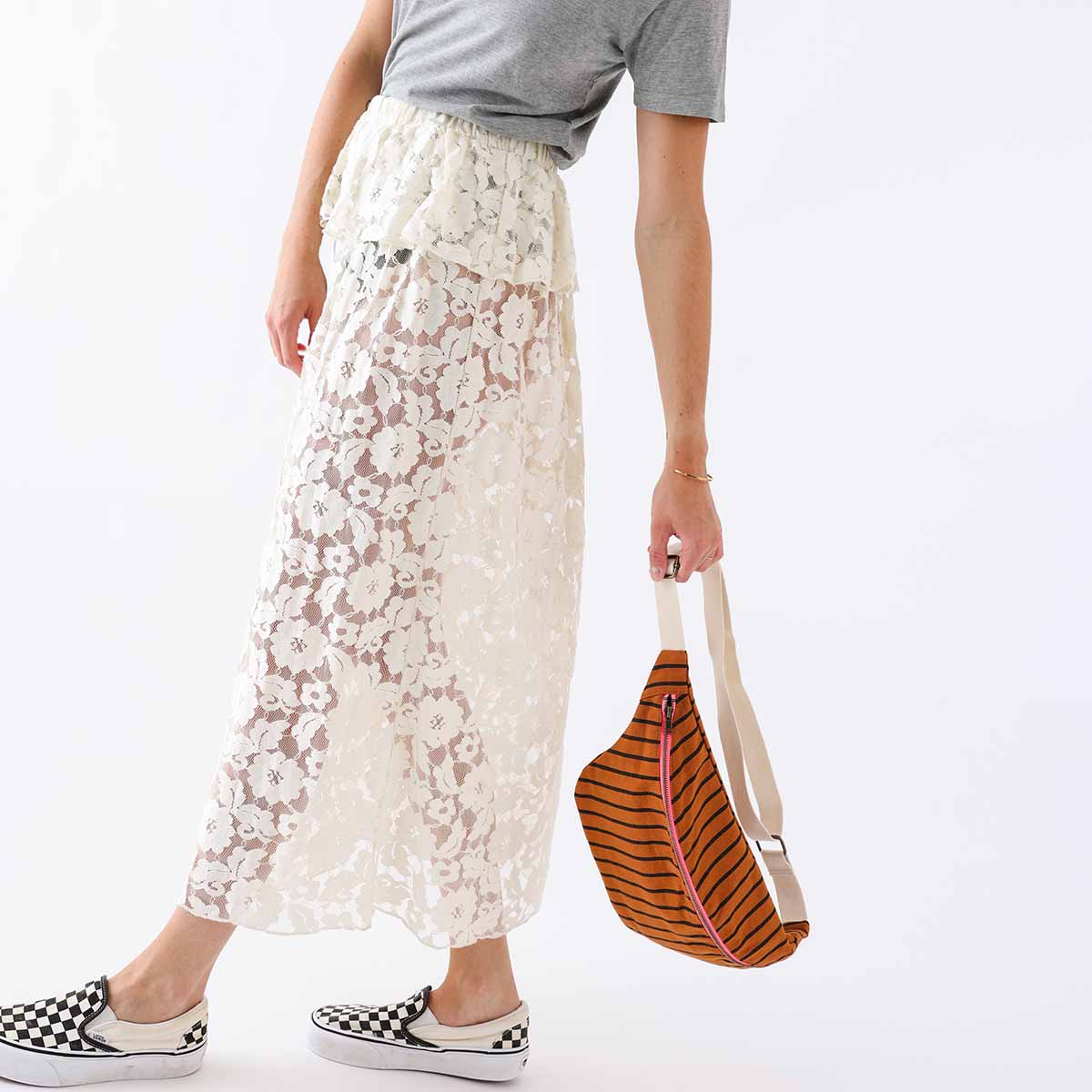 Women’s Bum Bag Stripes - Tennis/Ginger