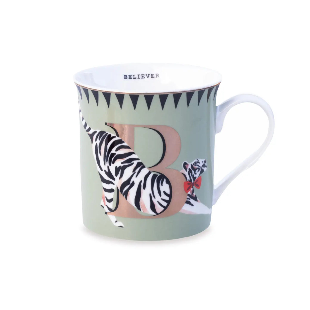 Yvonne Ellen the Gold Edition Alphabet Mugs