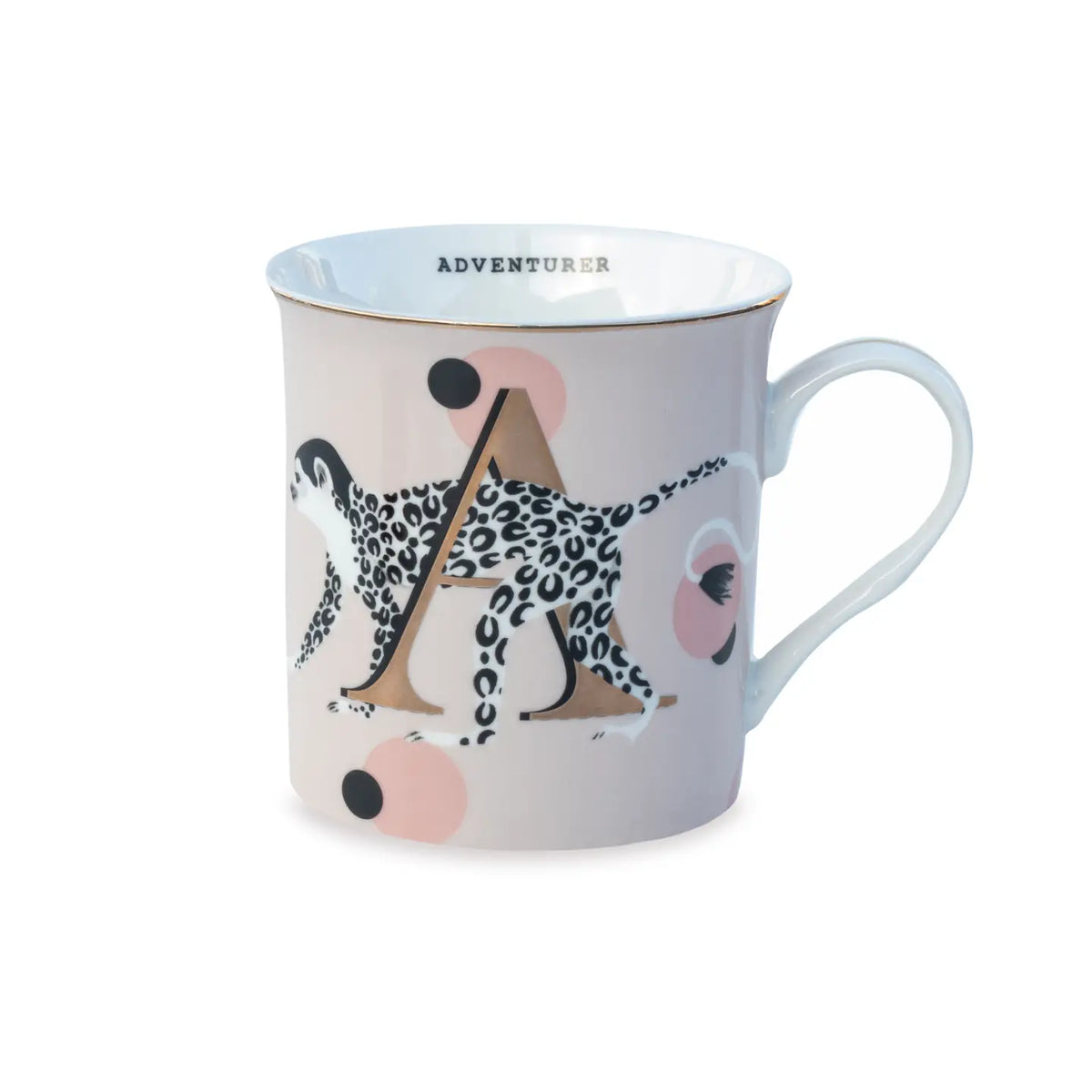 Yvonne Ellen the Gold Edition Alphabet Mugs
