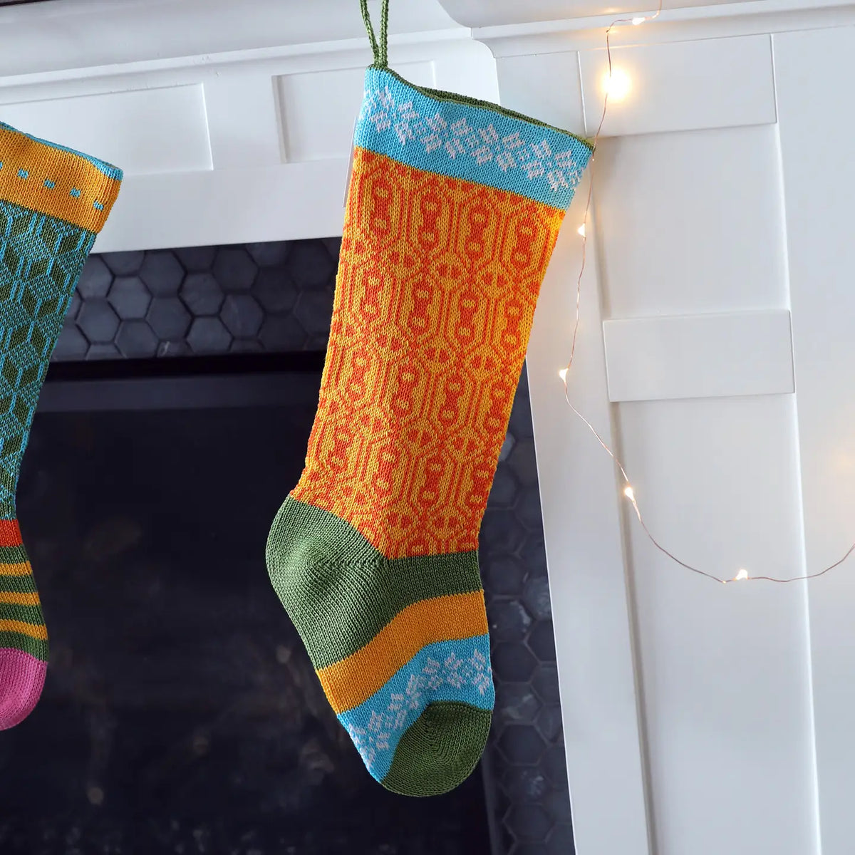 Colorful Stocking - Yellow