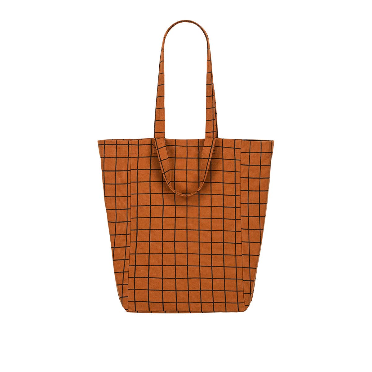 Elisabeth Tote Bag - Check Ginger